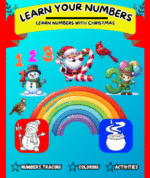 Learn Numbers with Christmas: Learn to Count and Trace with Holiday Cheer — For Kids Ages 3–7