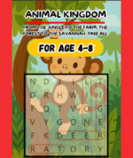 Wild Word Hunt: An Animal Word Search Adventure: Roaring Puzzle Fun for Kids Ages 4–8