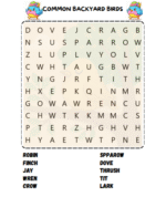 Feathered Friends Word Hunt: A Bird Species Word Search Adventure: Explore the World of Birds with Fun Puzzles — Great for Kids Ages 4-8 - Image 2